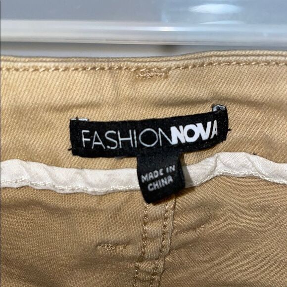 Fashion Nova Tan Straight Leg Pants - Picture 9 of 11